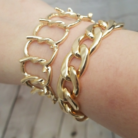 Anthropologie Baublebar 14k Gold Plated Bracelet - Picture 3 of 4